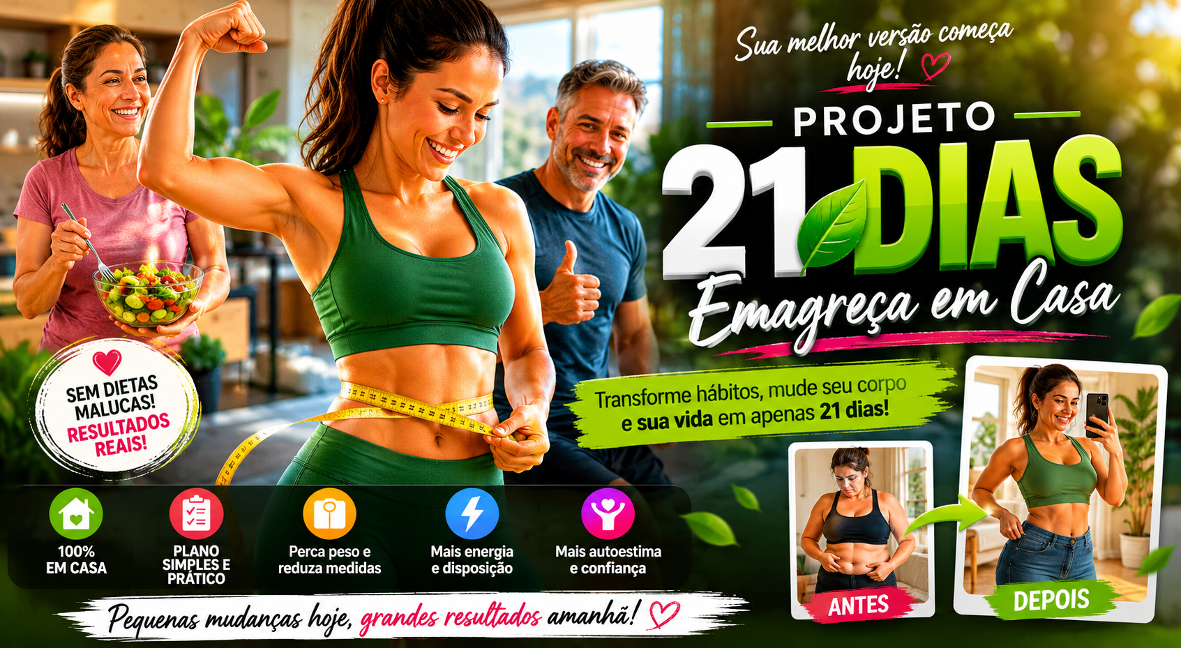 Projeto 21 Dias — Emagreça em Casa